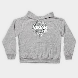 Vegan doodle Kids Hoodie